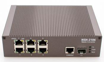 Converter quang 6 cổng mạng NSH-2106