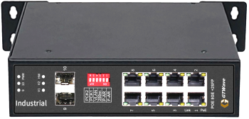Hub Công Nghiệp 8 cổng POE - 2 Cổng Quang IG8P-2SB