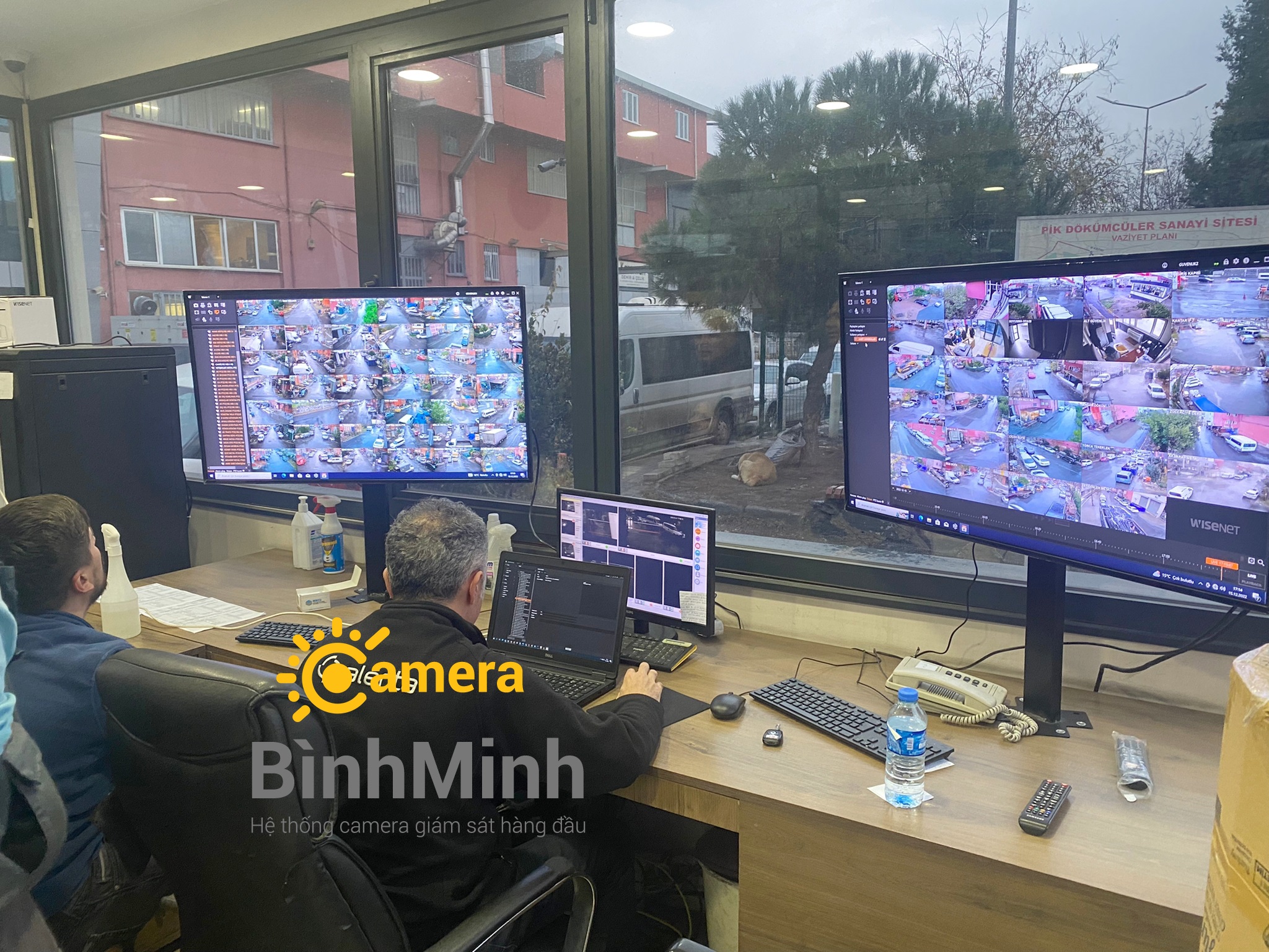 Máy tính view camera wisenet 